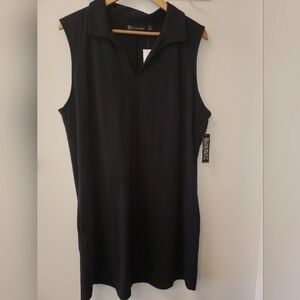 New York & Company Black Sleeveless Tunic